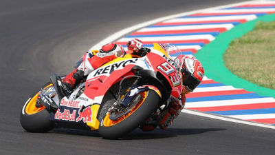 GP Argentina: Márquez se exhibe en los libres