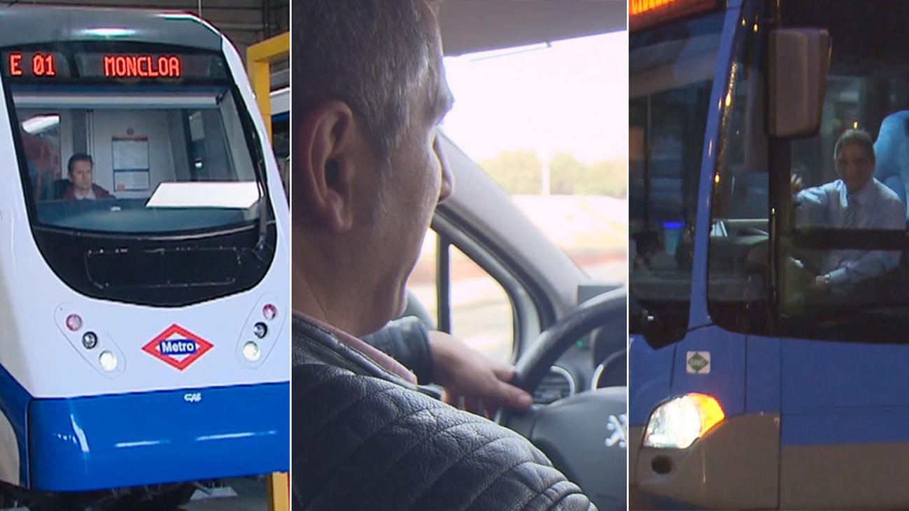 Así es el día a día del transporte público en Madrid