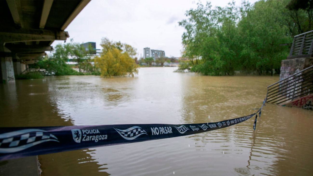 Emergencia en Navarra por inundaciones mientras el Ebro sigue creciendo