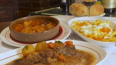 Los famosos huevos estrellados de Casa Lucio