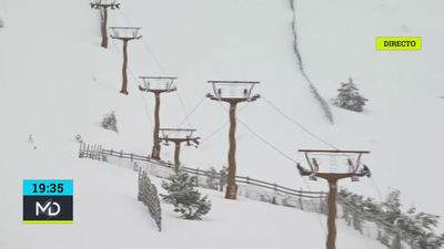 Las estaciones de Valdesquí y Navacerrada reabren con más nieve