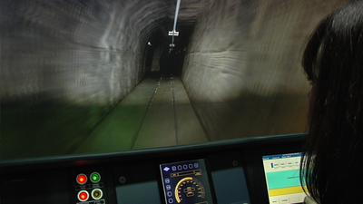 El simulador de tren. Así se conduce un convoy