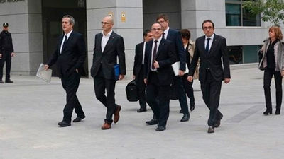 El juez comunica su procesamiento a los exconsejeros Forn, Rull y Romeva