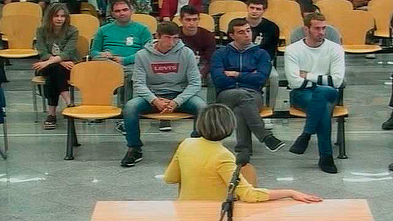 Acusados en el juicio  de Alsasua