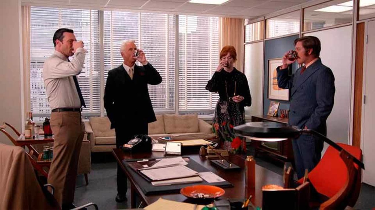 Escena de la popular serie 'Mad Men'