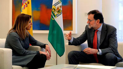 Rajoy promete a Susana Díaz convocar ya el Consejo de Política Fiscal para la financiación
