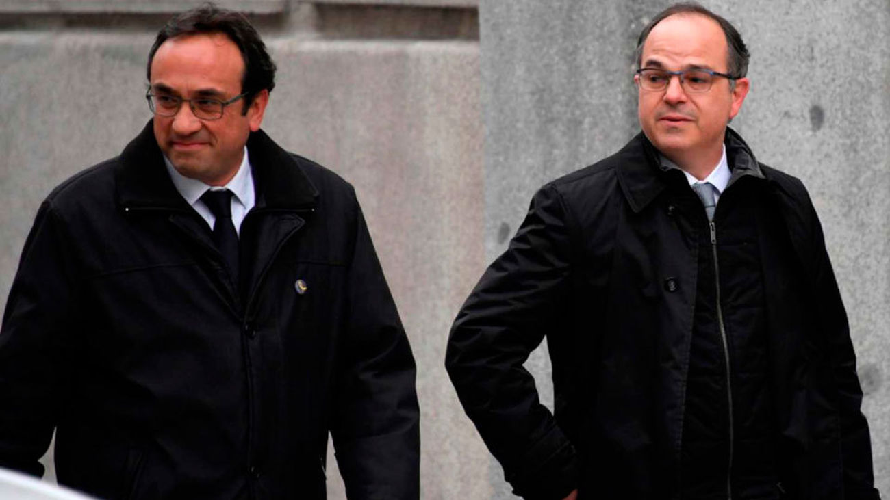 El juez comunica su procesamiento a Turull, Forcadell y Bassa