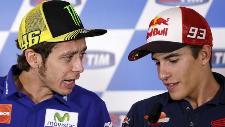 Rossi: "No es el momento de hablar con Márquez