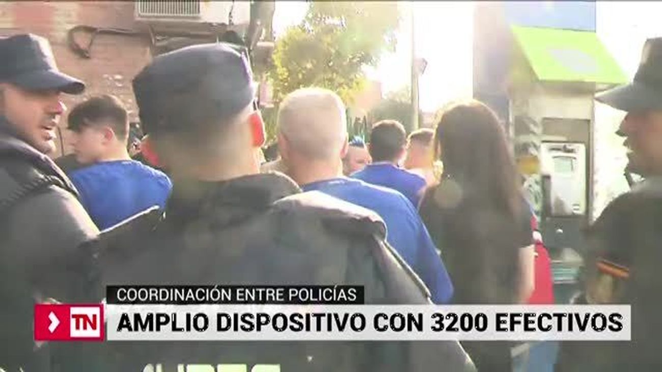 3.200 efectivos, dispositivo de seguridad de la final de Copa