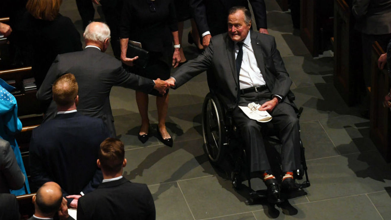 Estados Unidos despide a Barbara Bush en un solemne funeral