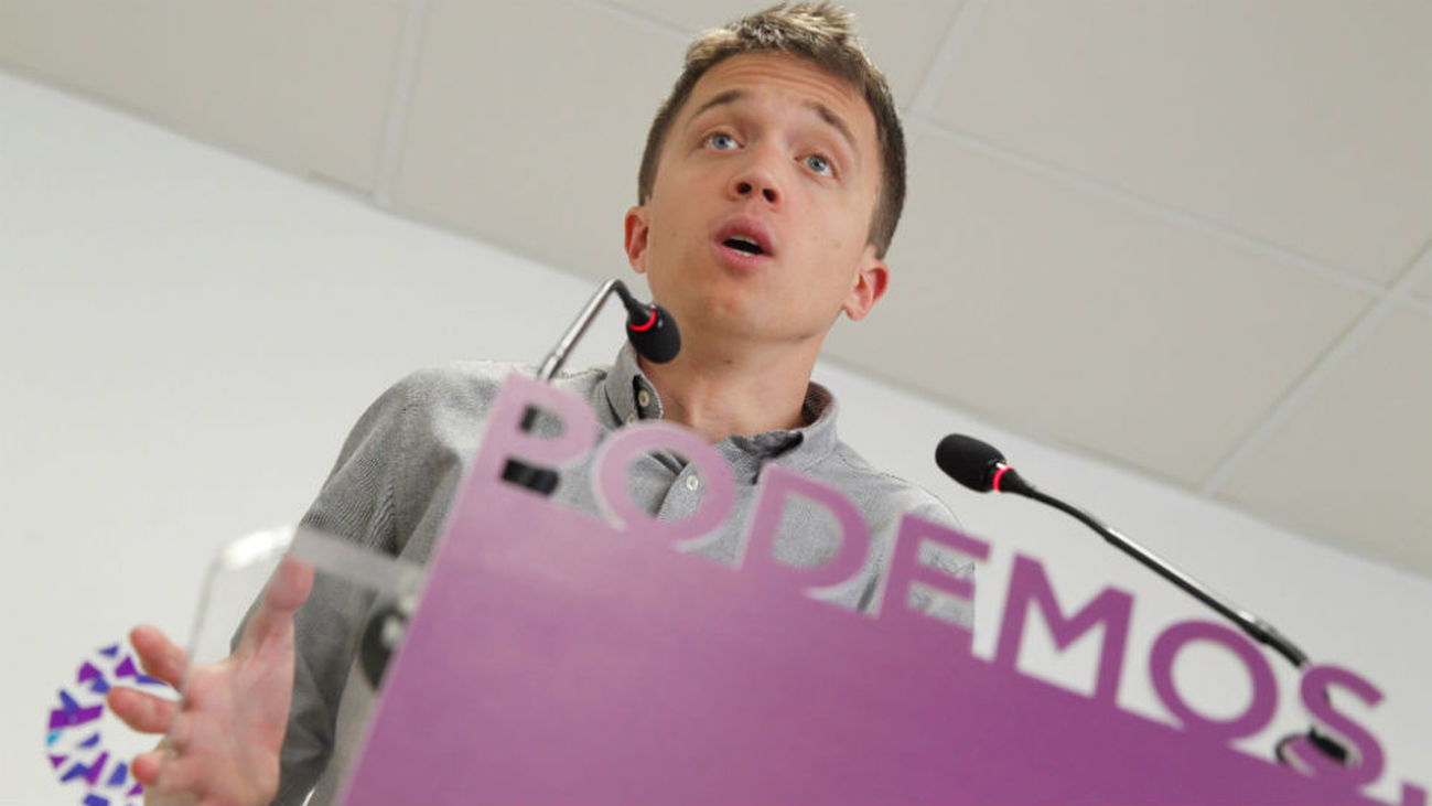 El diputado de Podemos, Íñigo Errejón