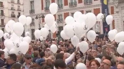 Concentración en la Puerta del Sol contra la derogación de la Prisión Permanente Revisable