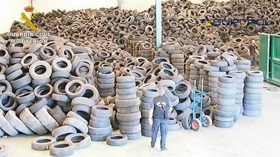 Desmantelada una  banda que vendía ilegalmente neumáticos usados a países de tercer mundo