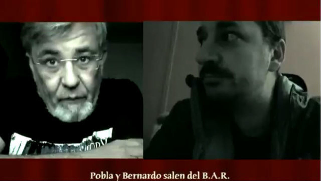 Poblador y Bernardo se quitan la careta