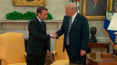 Trump y Macron abren la puerta a "un nuevo acuerdo" multilateral con Irán