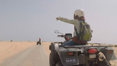 Una excursión en el tiempo, por piscinas naturales y restos de erupciones