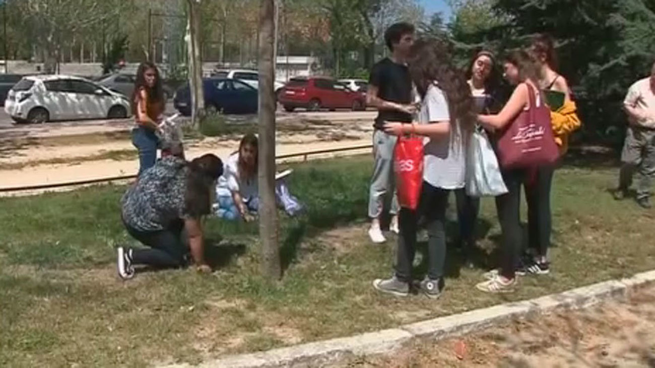 Los estudiantes de Ciudad Universitaria celebran el macrobotellón de 'San Cemento'