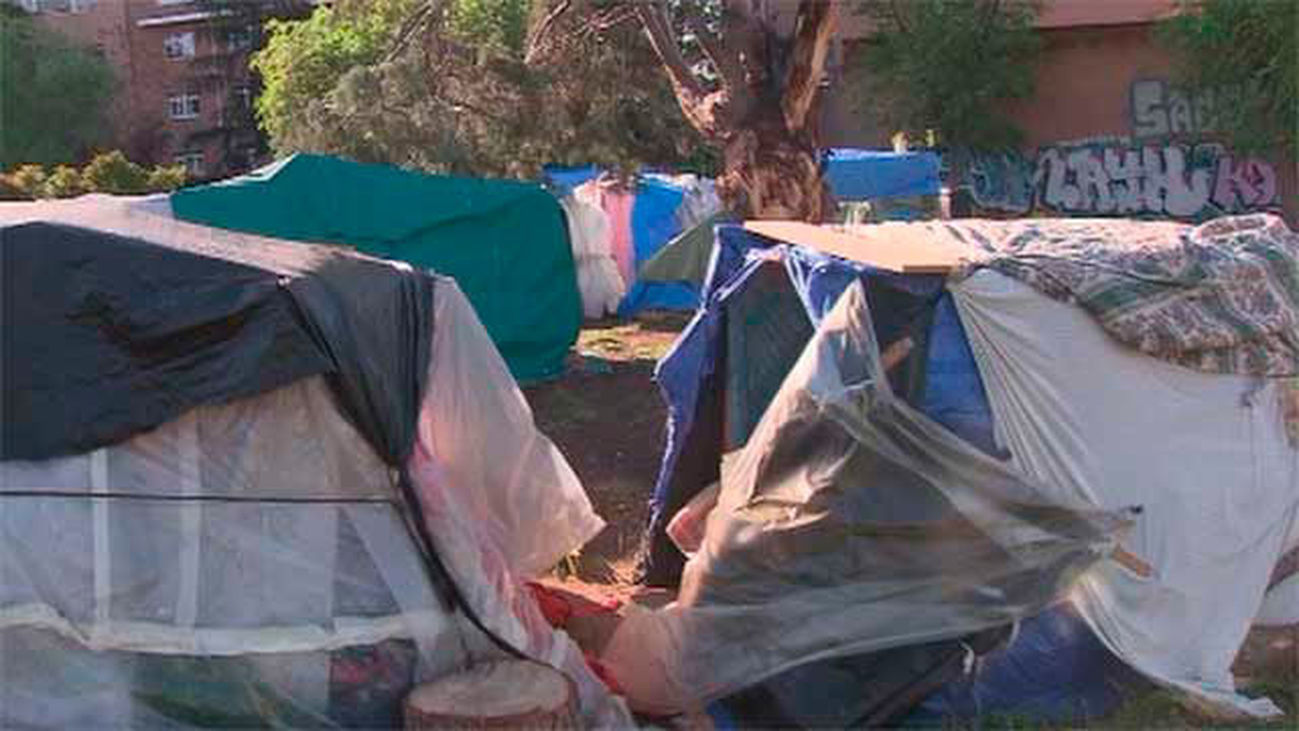 Asentamienbto junto a la Jiménez Diaz