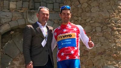Edgar Pinto, ganador de la primera etapa de la Vuelta a Madrid