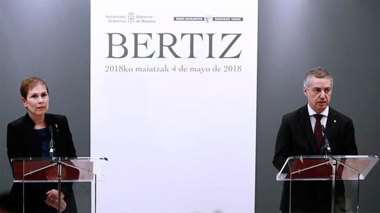 Urkullu y Barkos se comprometen sobre la memoria a construir la convivencia