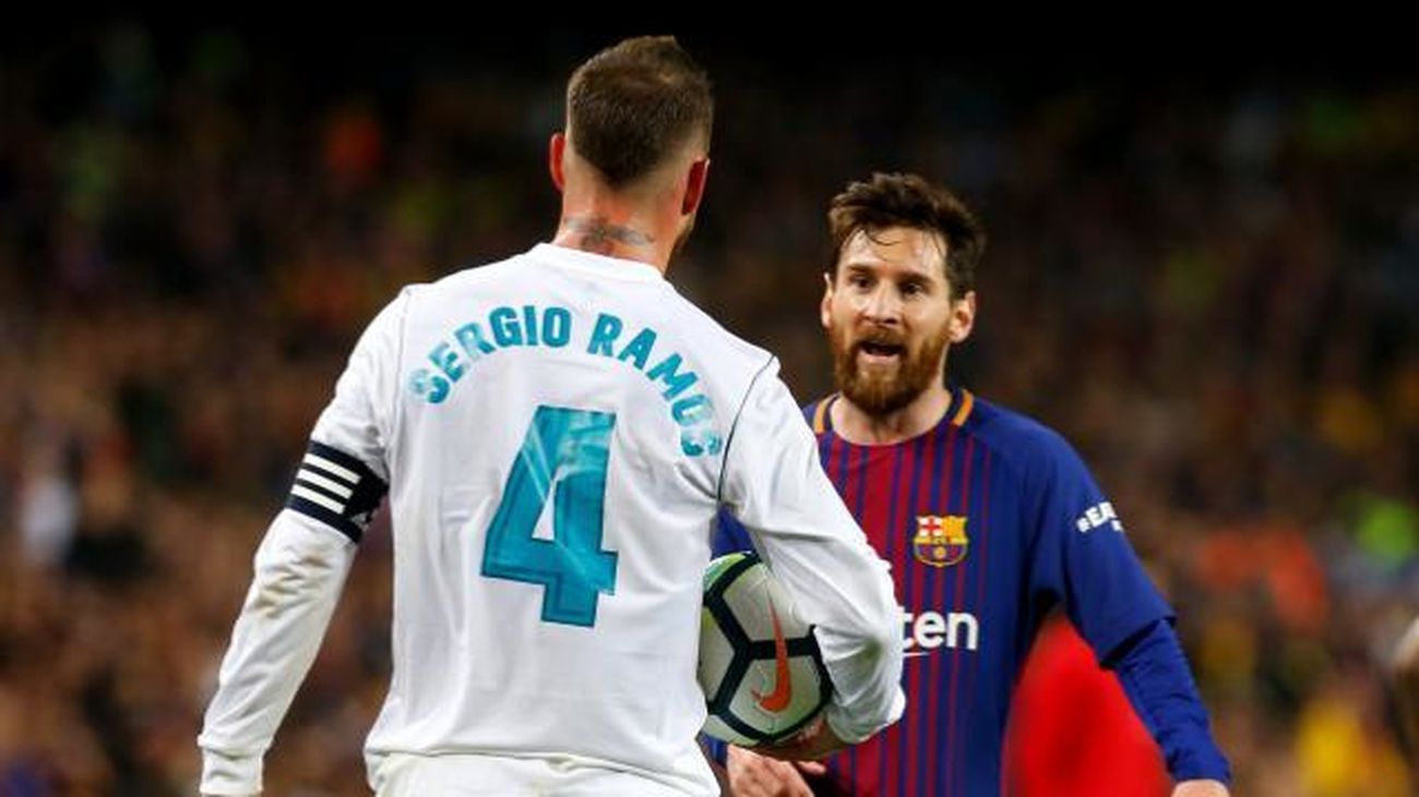 Sergio Ramos y Messi