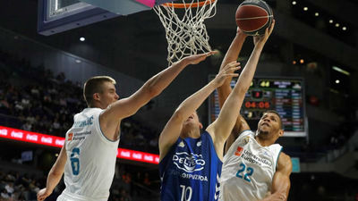 Victorias del Madrid (87-75) y Estudiantes (97-92); derrota del 'Fuenla' (61-76)