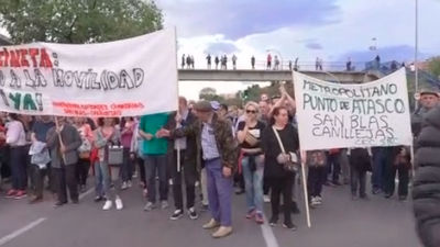 Vecinos del Wanda y de la Caja Mágica protestan por los problemas tras los eventos