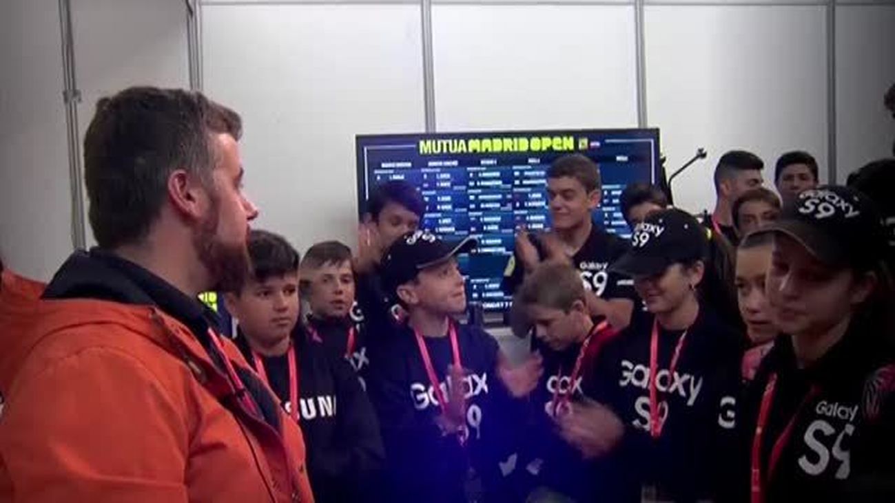 Un día con los recogepelotas del Mutua Madrid Open