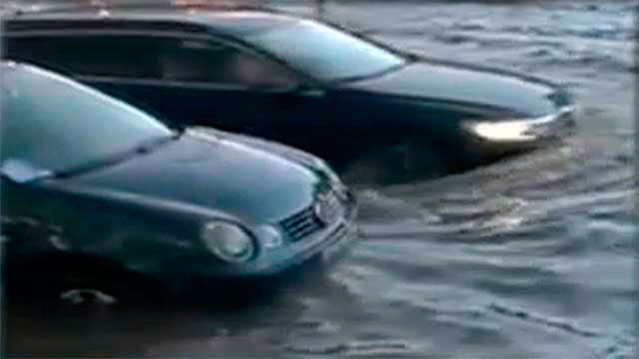 Los efectos del aguacero en Colmenar Viejo y Coslada