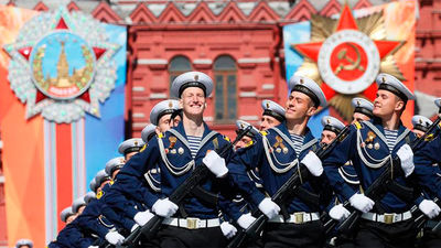 Putin preside el tradicional desfile de la Victoria sobre la Alemania nazi