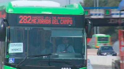 Huelga de autobuses interurbanos: 150 lunas rotas en 7 días