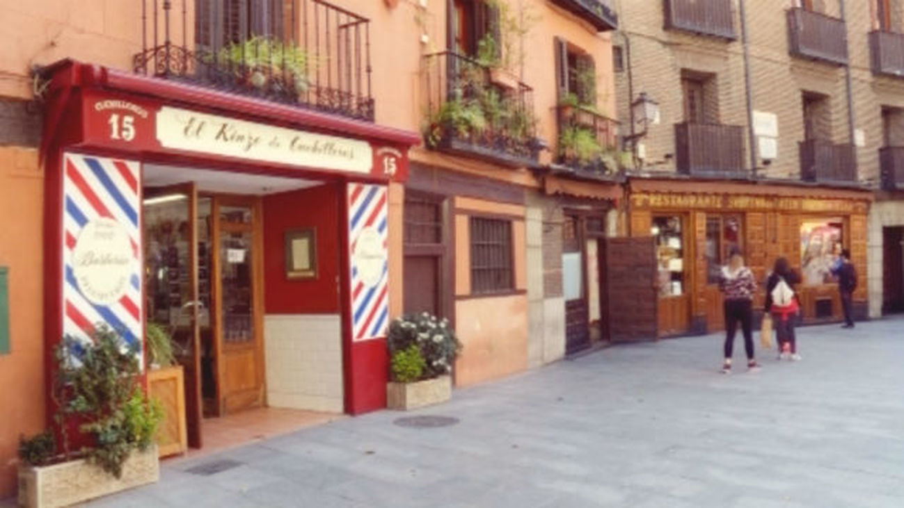 Una barbería centenaria en el centro de Madrid