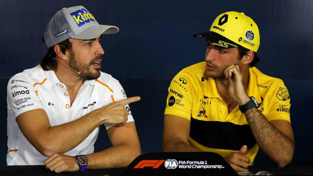 Fernando Alonso y Carlos Sainz