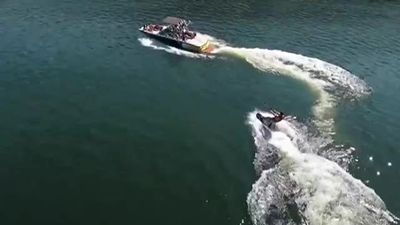 El pantano de San Juan, con bandera azul