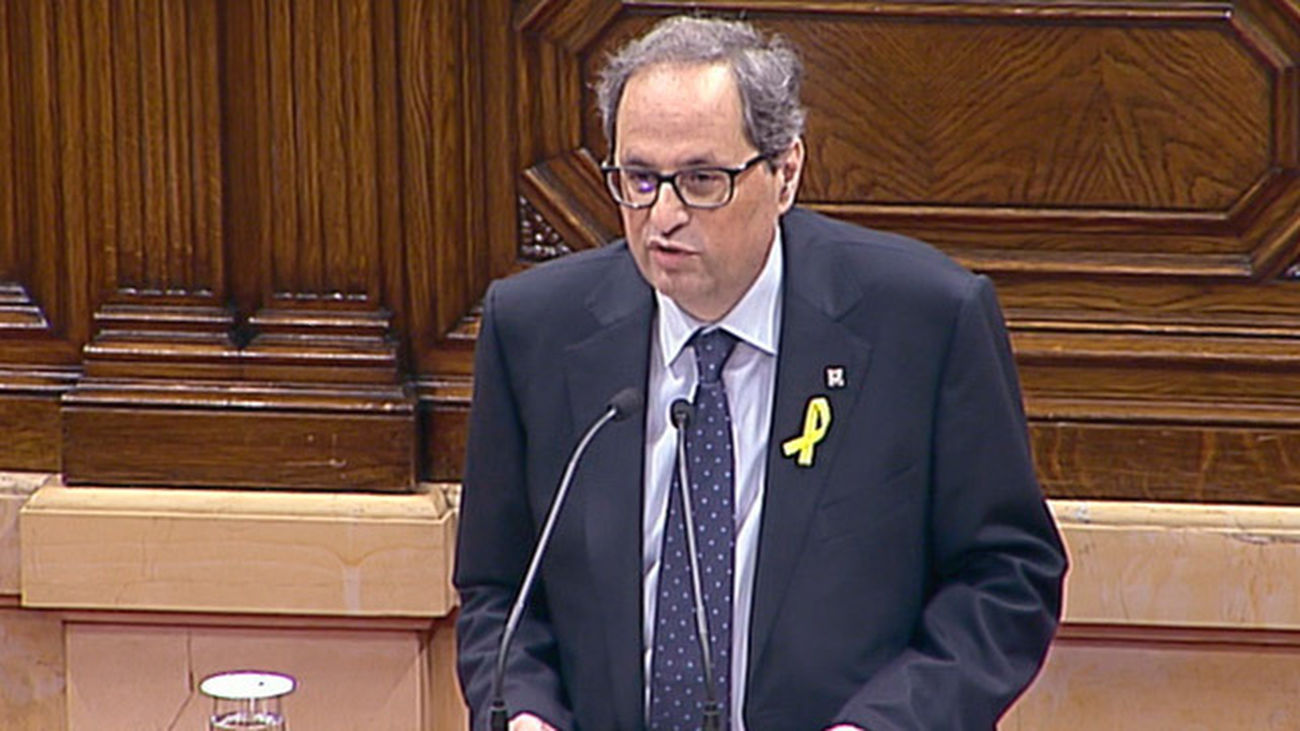 Torra promete impulsar una "propuesta de Constitución de república catalana"
