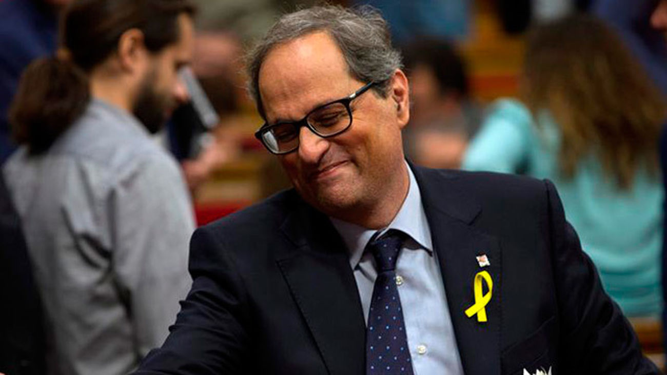Torra será investido con la abstención de la CUP