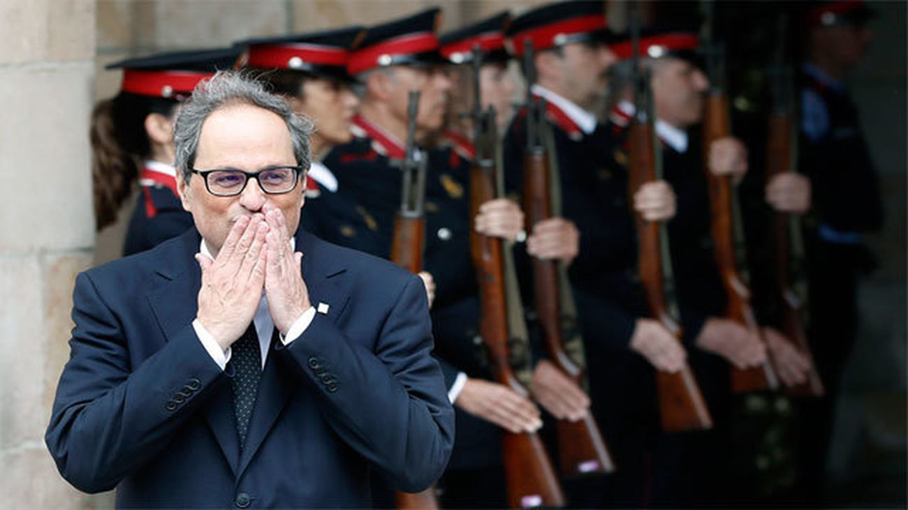 Torra, investido presidente de la Generalitat, con la abstención de la CUP, tras 199 días sin Govern
