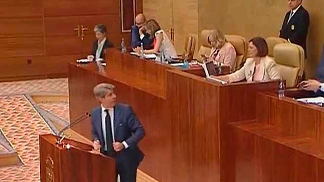 Angel Garrido en la Asamblea de Madrid