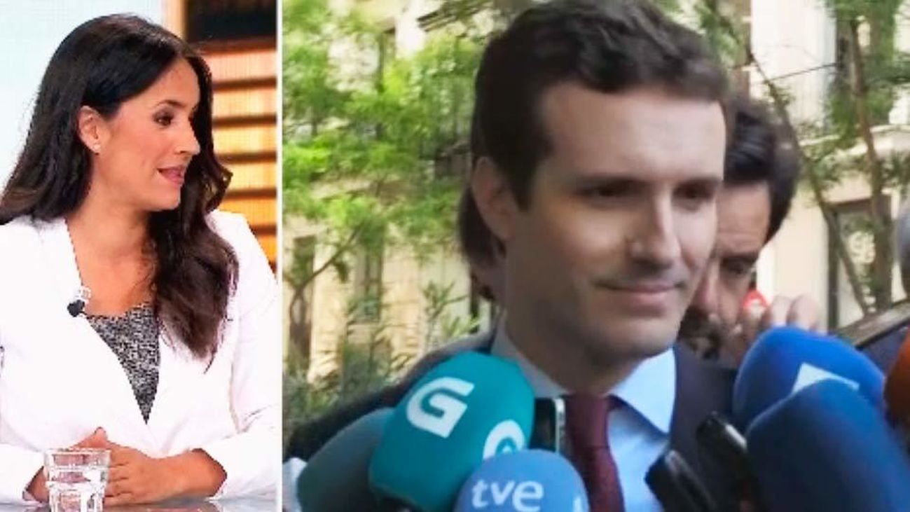 Begoña Villacís: “Me parece raro que Pablo Casado se haya sacado 14 asignaturas en cuatro meses”
