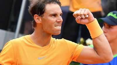 Roma: Nadal gana a Fognini y se mete semifinales