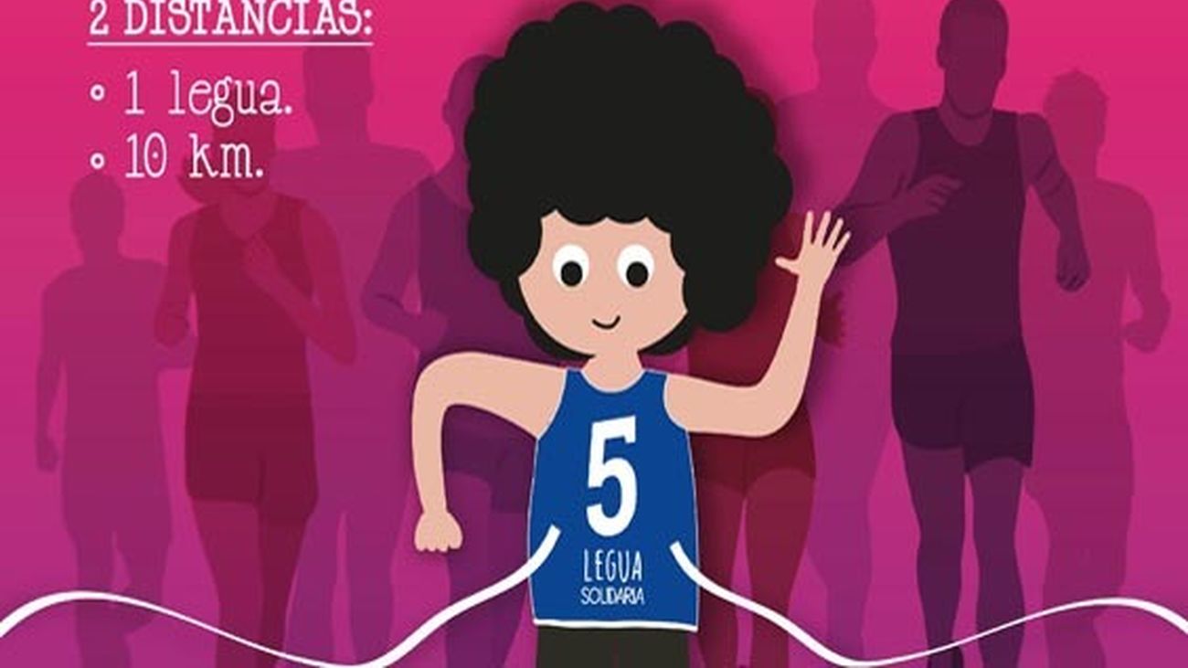 Una carrera festiva que se celebra desde hace cinco años para recaudar fondos y enviar material humanitario a los campamentos d
