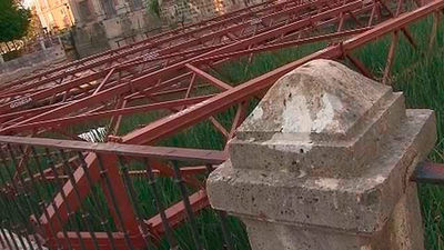 Comienzan las obras de reparación del muro de la ría del Palacio de Aranjuez