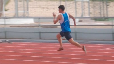 David Madroñero, estudiante y atleta