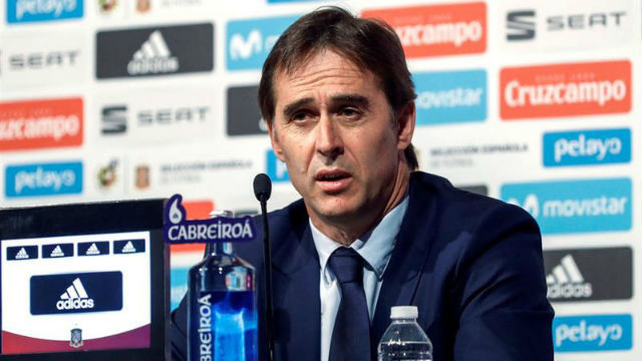 Lopetegui: "Cuatro delanteros no era lo que más queríamos"