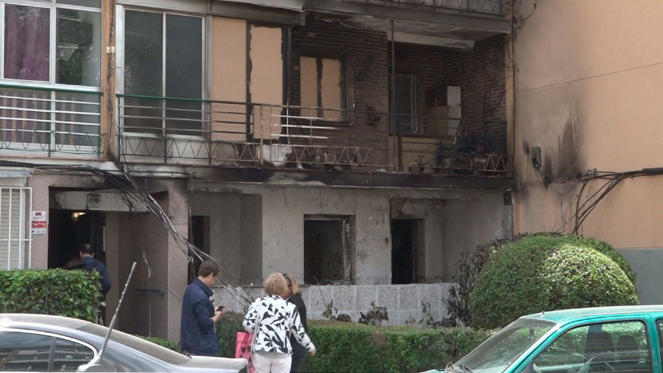 Un incendio calcina una vivienda ocupada del Batán, el día que iba a ser desalojada