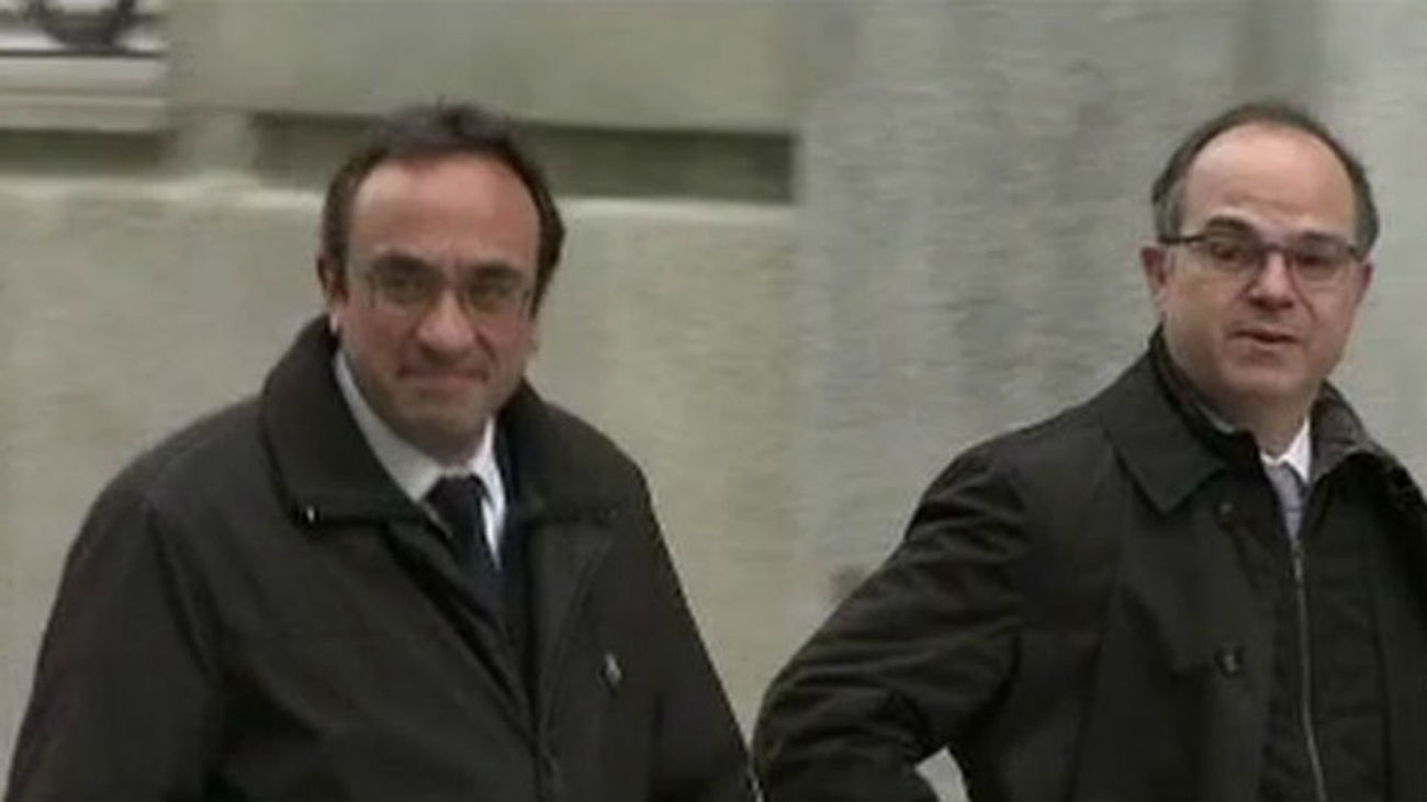 Josep Rull y Jordi Turull