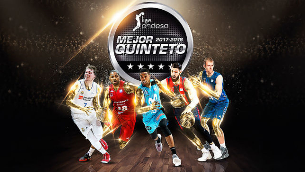 Doncic, Landesberg, Neal, Shengelia y Noral, mejor quinteto de la Liga