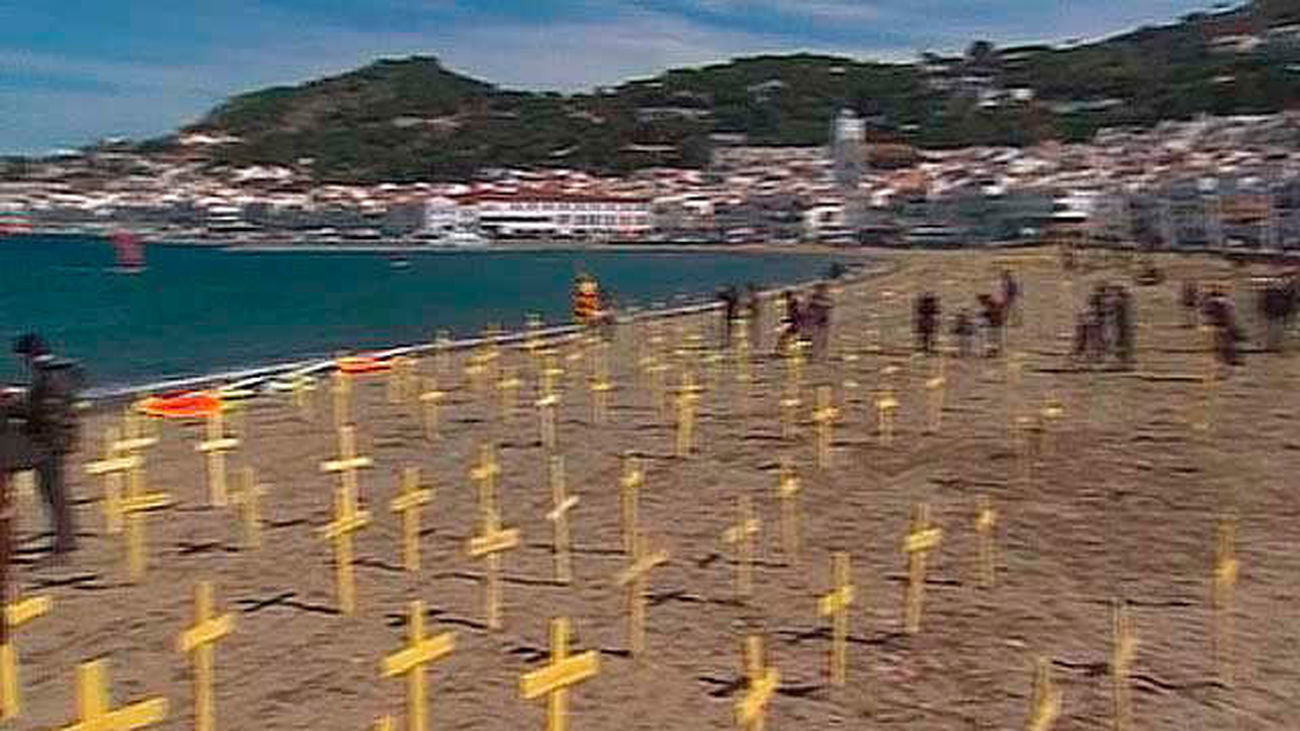 Tres heridos en Canet de Mar (Barcelona) por un enfrentamiento por cruces amarillas