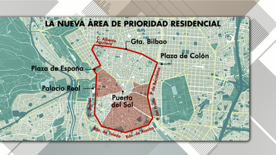 El centro de Madrid, sin coches