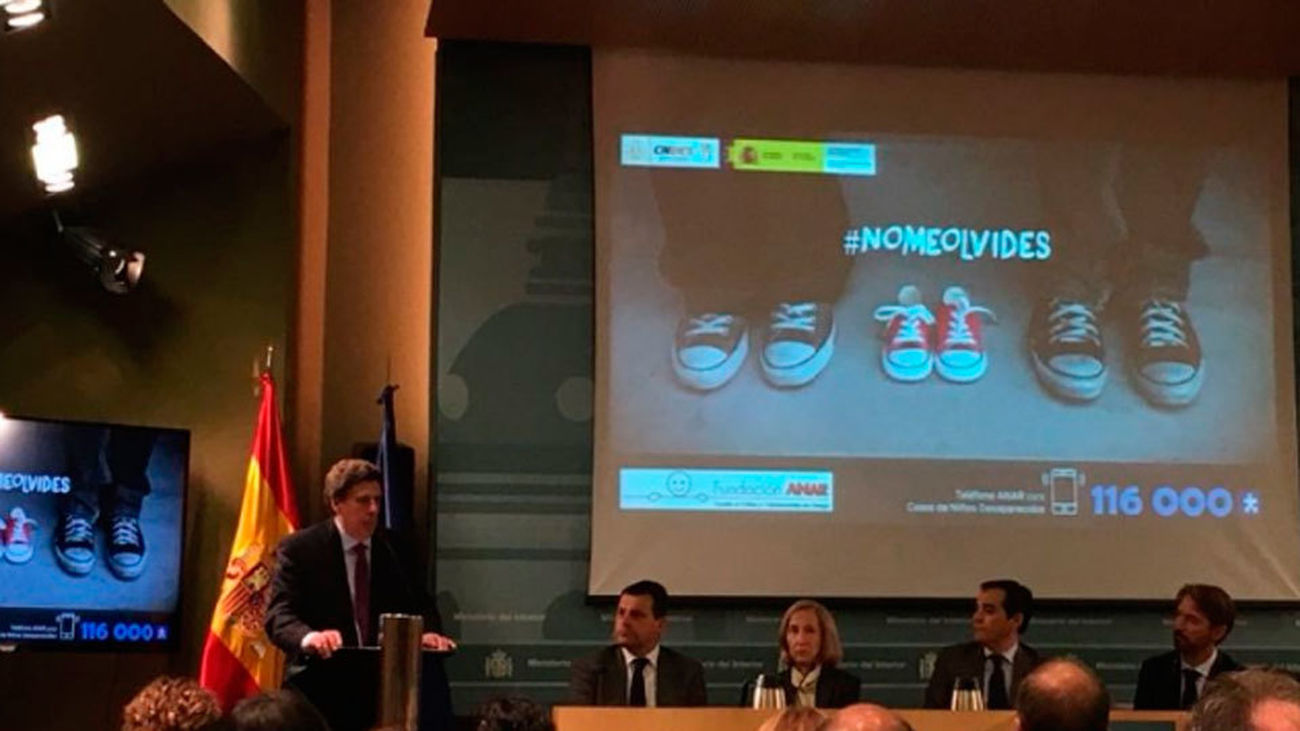 Interior tiene registrados 2.749 casos activos de menores desaparecidos en España